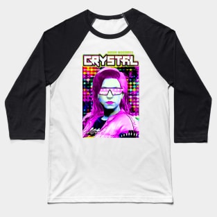 CRYSTAL ''NEON GODDESS'' Baseball T-Shirt